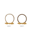 Quincy Mae ocre little knot headbands against white backdrop