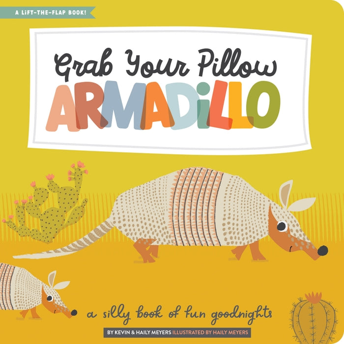 Lucy Darling grab you pillow armadillo book