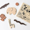 Wooden Tray Puzzle -  Animals 2nd Edition