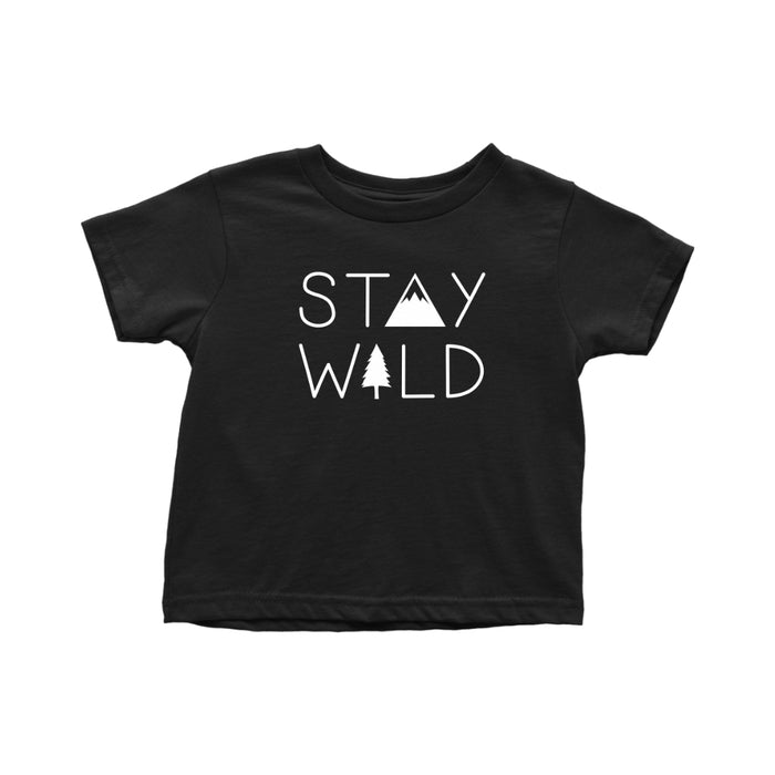 The Northwest Store Stay wild toddler t-shirt against white backdrop