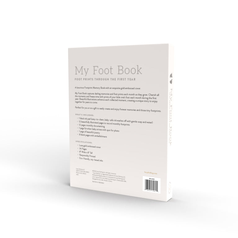 My Foot Book: Foot Prints Through The First Year