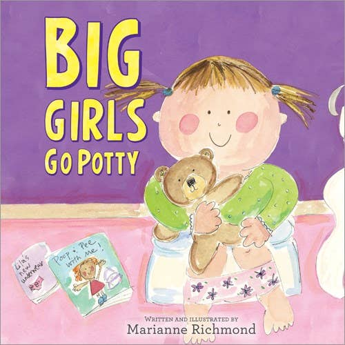 Big Girls Go Potty Book (Hardcover)
