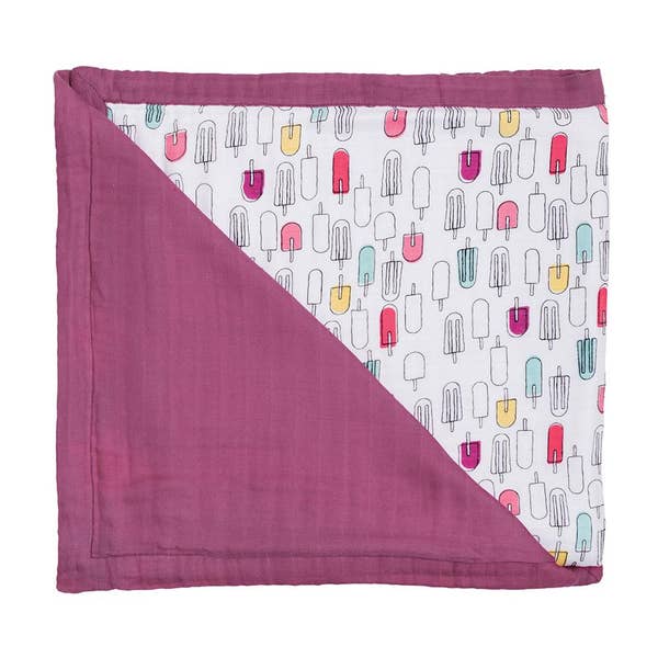 Popsicles & Cherry Oh So Soft Muslin Snuggle Blanket
