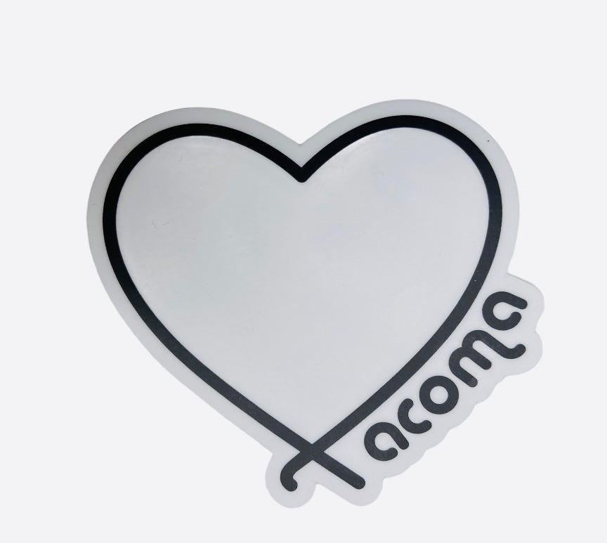 Tacoma Heart Sticker